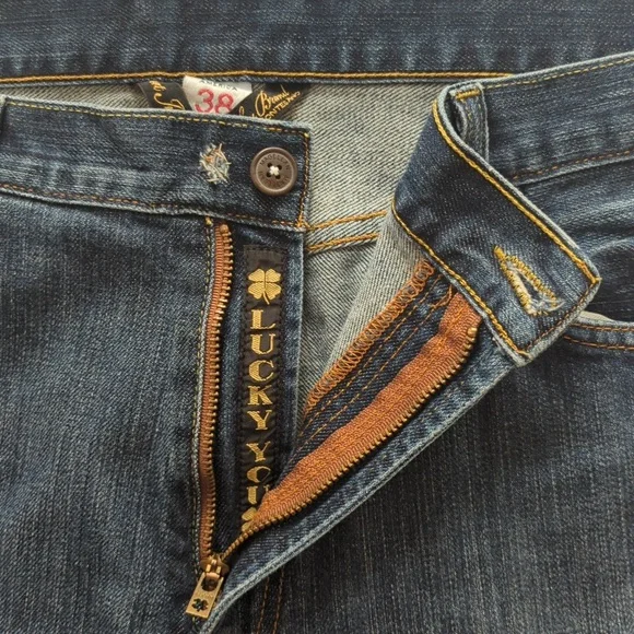 Lucky Brand jeans, Gene Montesand, short inseam, men's 38 - Picture 13 of 15